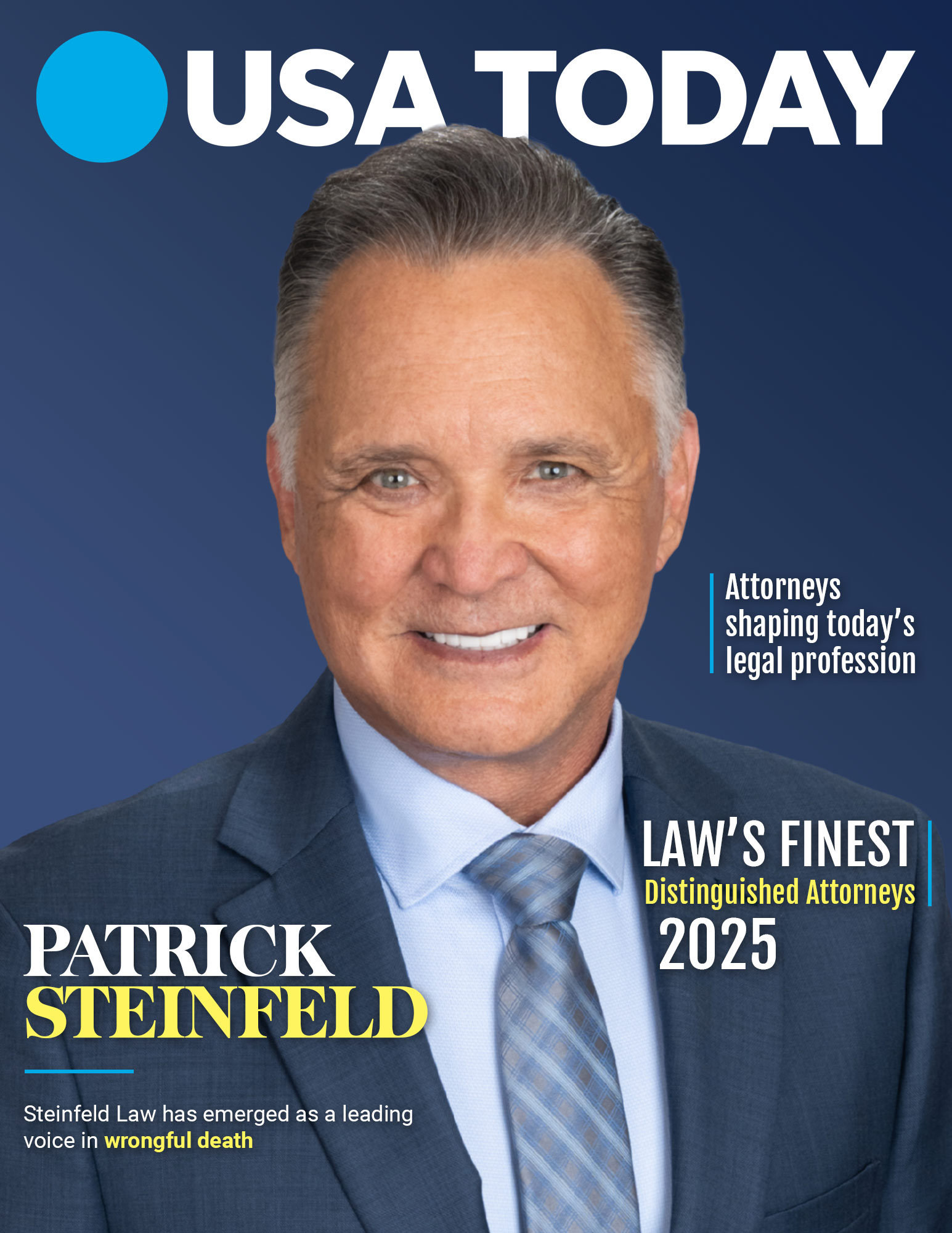 USA Today cover featured Patrick Steinfeld